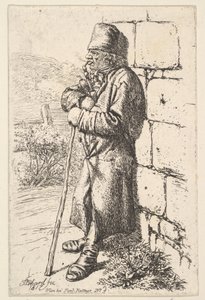 Kuřák tabáku, 1817. od Johann Christian Erhard