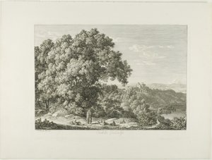 Hrad Gandolfo od Johann Christian Reinhart