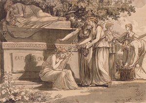 J C Reinhart Arcadia 1785 od Johann Christian Reinhart