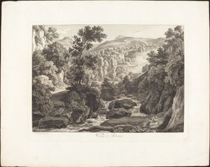 Nedaleko Subiaco od Johann Christian Reinhart
