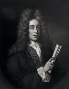 Portrét Henryho Purcella vyrytý Georgem J. Zobelem od Johann Closterman