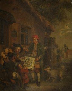 The Village Printseller (olej na mědi)