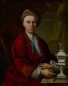 Portrét stříbrníka Johanna Friedricha Baera, kolem roku 1770
