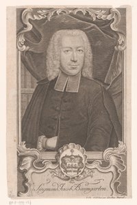Portrét Sigmunda Jacoba Baumgartena od Johann David Schleuen (I)