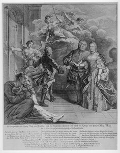 1763 klid Hubertusburgu od Johann David Schleuen