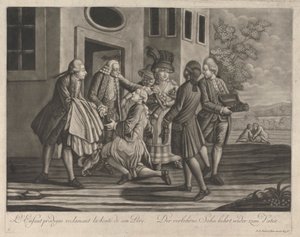 Marnotratný syn prohlašující dobrotu svého Otce od Johann Elias Haid