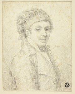Busta muže v klobouku od Johann Elias Ridinger