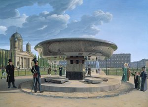 Německy: Die Granitschale im Berliner Lustgarten Žulová mísa v Lustgarten, Berlín