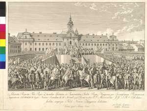 Korunovace císaře Leopolda II. uherským králem v Bratislavě 15. listopadu 1790