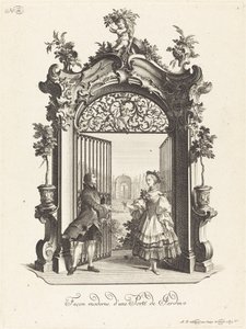 Moderní způsob zahradních dveří (zahradní dveře v moderním stylu) od Johann Esaias Nilson