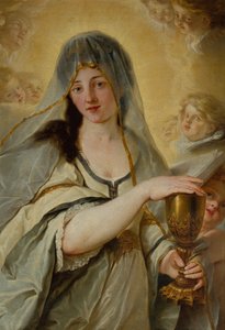 Alegorie víry (olej na plátně) od Johann Friedrich August Tischbein
