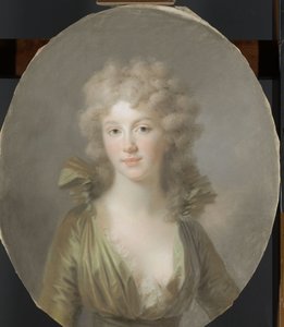 Frederica Louisa Wilhelmina (1774-1837), princezna z Pruska. Od roku 1791 manželka Willema Frederika, prince z Orange-Nassau od Johann Friedrich August Tischbein