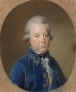 William V, princ z Orange, 1789 (pastel na pergamenu)