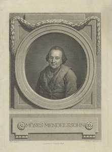 Portrét Mojžíše Mendelssohna 1729-1786, 1772.