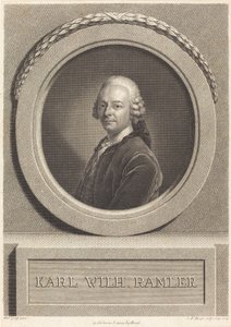 Karlem Ramlerem od Johann Friedrich Bause after Anton Graff