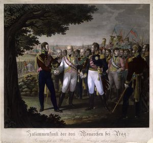 Setkání císařů Františka I. Rakouského, Alexandra I. Ruského a Fridricha Viléma III