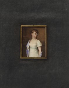 Portrét neznámé mladé ženy od Johann Friedrich Leybold