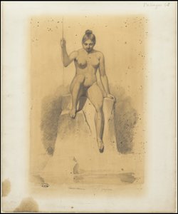 Sbírka původních Waldeckových uměleckých děl z Mezoameriky, rámeček 1 z 22 od Johann Friedrich Maximilian von Waldeck