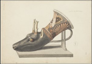 Sbírka původních Waldeckových uměleckých děl z Mezoameriky, rámeček 4 z 22 od Johann Friedrich Maximilian von Waldeck