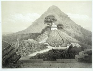 Malebný pohled na Chrám Kříže, Palenque, deska 20 z 