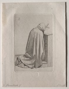 Modlící se mnich, 1826.