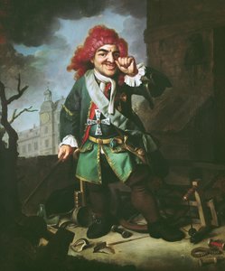 Portrét Clemense Perkea, blázna na dvoře v Heidelbergu