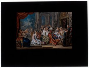 Alegorie pěti smyslů od Johann Georg Platzer