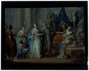 Antiochos a Stratonike od Johann Georg Platzer