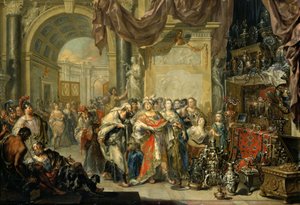 Kroisos a Solón od Johann Georg Platzer