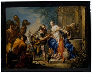Elizier a Rebecca od Johann Georg Platzer