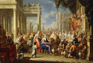 Svatba v Káně, od Johann Georg Platzer