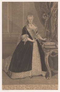 Portrét Johanny Charlotte z Anhalt-Dessau od Johann Georg Wolffgang