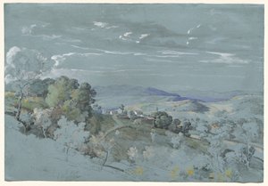The Hills of Umbria poblíž Perugia, 18301832.