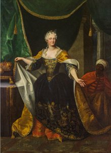 Portrét Alžběty Kristiny Brunšvicko-Wolfenbüttelské (1691-1750), manželky Karla VI., císaře Svaté říše římské (1685-1740) od Johann Gottfried Auerbach