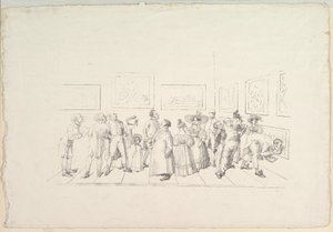 Veřejnost na výstavě, 1831.