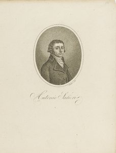 Antonio Salieri 1750-1825, c. 1800. od Johann Gottfried Scheffner