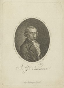 Portrét skladatele Johanna Gottlieba Naumanna 1741-1801, c. 1800. od Johann Gottfried Scheffner