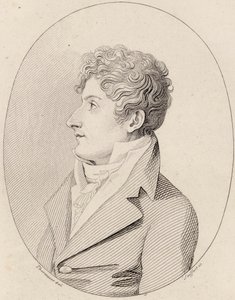 Portrét skladatele Francesca Morlacchiho 1784-1841, cca 1820. od Johann Gottlob Seyffert