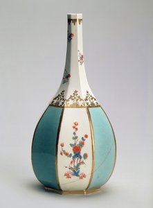 Flakon ve tvaru japonské láhve na saké, míšeňská manufaktura, cca 1725 (porcelán)