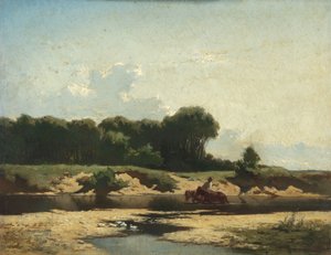 Závod koní od Johann Gualbert Raffalt