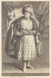 Portrét Jeana-Baptisty Taverniera (1605-1689) od Johann Hainzelmann