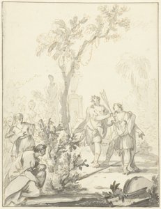 Alegorické zobrazení od Johann Heinrich Keller (II)