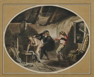 La Jument du compère Pierre podle básně Jean de La Fontaine, 1800