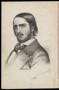 Georg Herwegh 1817-1875, 40. léta 19. století od Johann Heinrich Richter