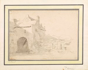 Architektonická studie od Johann Heinrich Roos