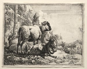 Koza se zvonem, 1665. od Johann Heinrich Roos