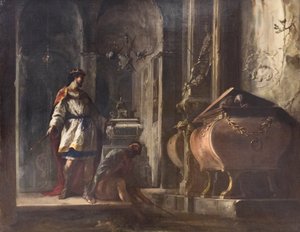 Saul a čarodějnice z Endoru od Johann Heinrich Schonfeldt
