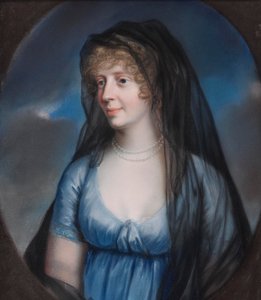 Johann Heinrich Schröder - princezna Luise von Stolberg-Gedern, ovdovělá vévodkyně ze Saského Meiningenu