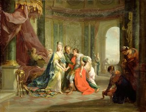 Anthony, smrtelně zraněný, s Kleopatrou, kolem 1797-99