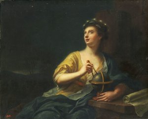 Devět múz - Urania (Astronomie) od Johann Heinrich Tischbein